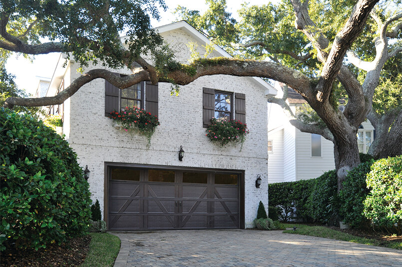 Carriage House Garage Door Walnut 307